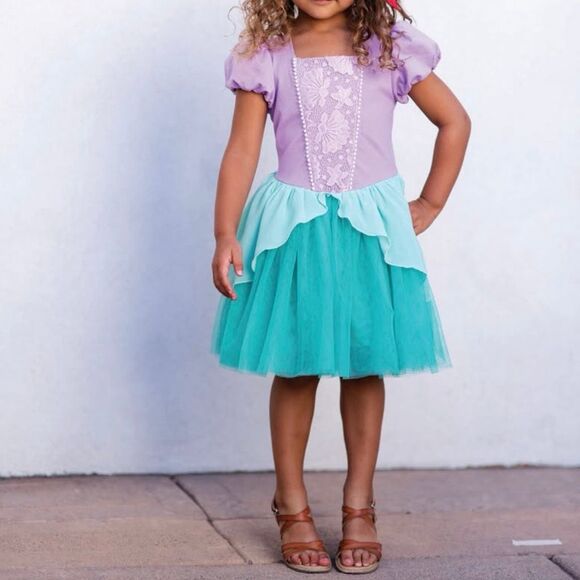 Taylor Joelle, Pearl Mermaid Princess Dress Disney’s Ariel Inspired, Girls 7 - Picture 1 of 14